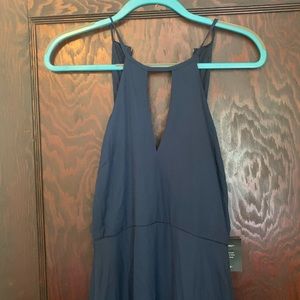 Navy Blue Maxi Dress